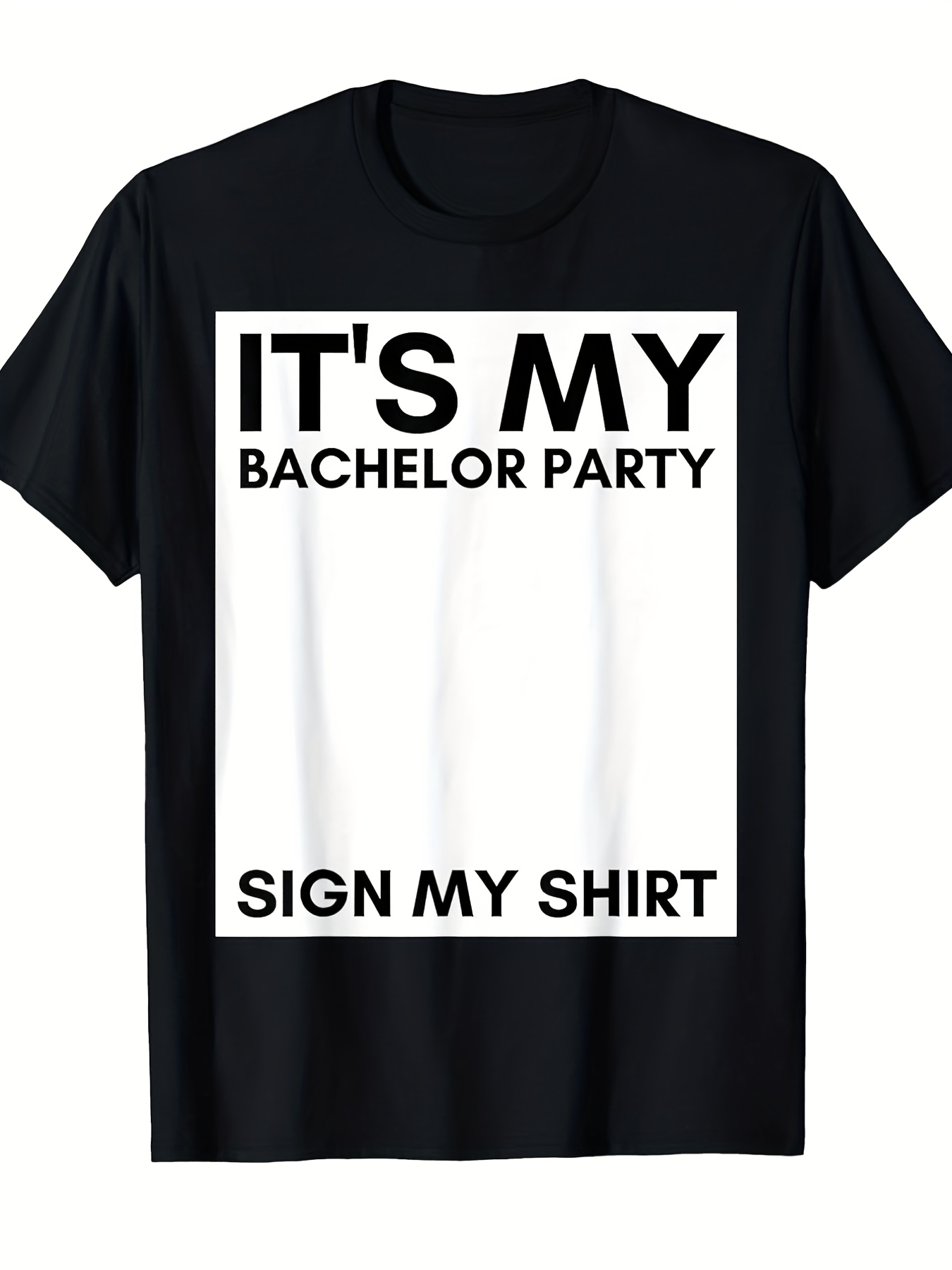 Men'S Grooming Gifts - 1pc Funny Bachelor Party T-Shirt -