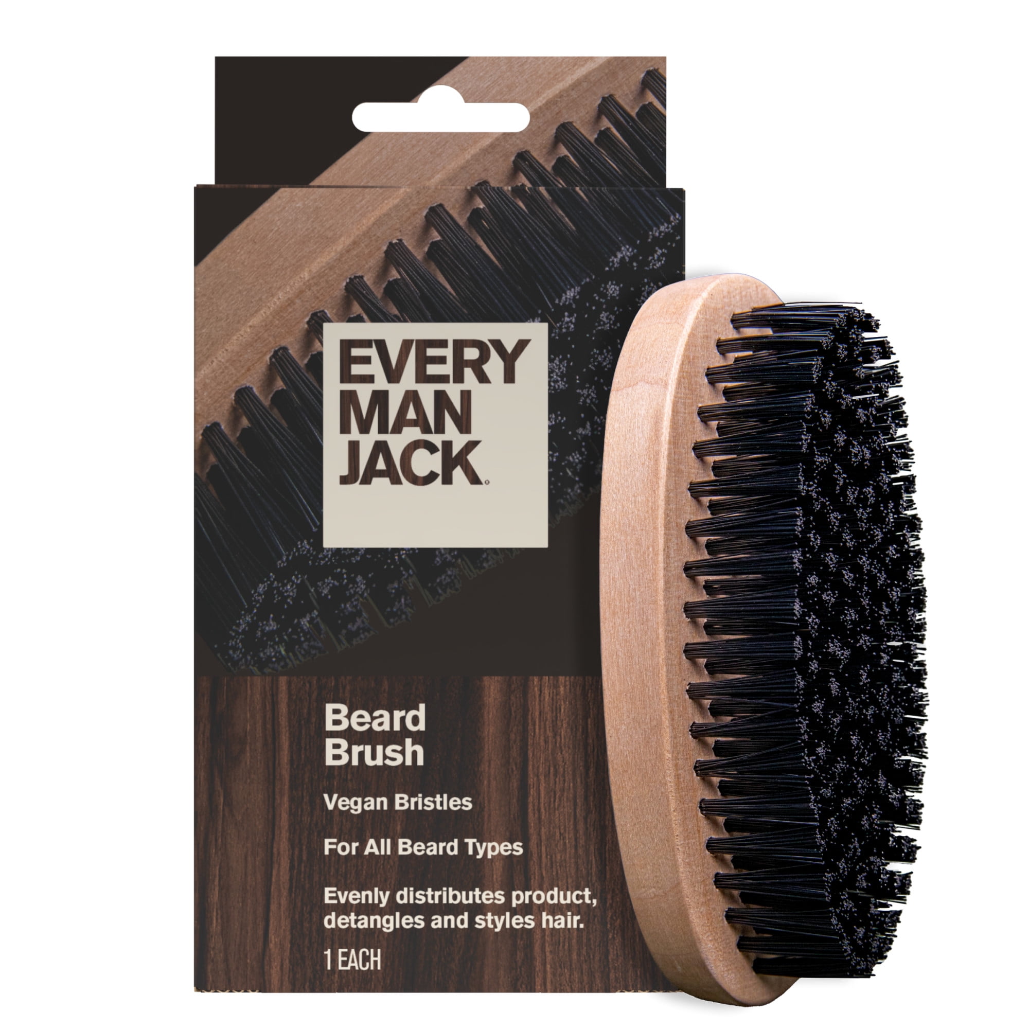 Men'S Grooming Gifts - Men's Beard Brush with Cruelty-Free Vegan