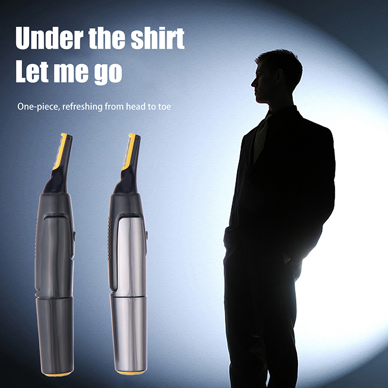 Men'S Grooming Shaver - Ultra-Thin Electric Nose & Ear Trimmer: