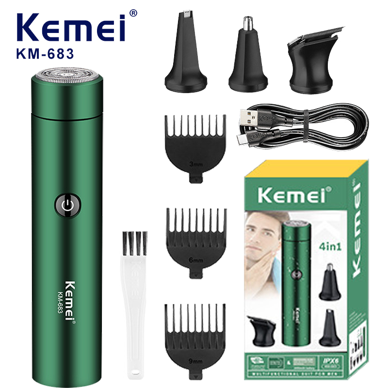 Grooming Men'S Eyebrows - 4 in1 Rechargeable Nose Ear Hair