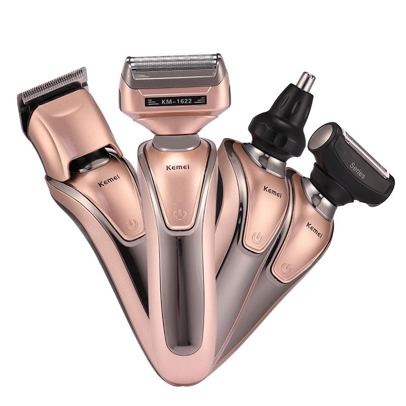 Men'S Grooming Razor Kit - Kemei 4 In 1 Multifunctional Shaver