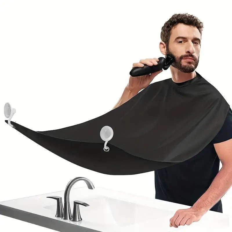 Men'S Grooming Mirror - Shaving Hair Catcher Beard Bib for