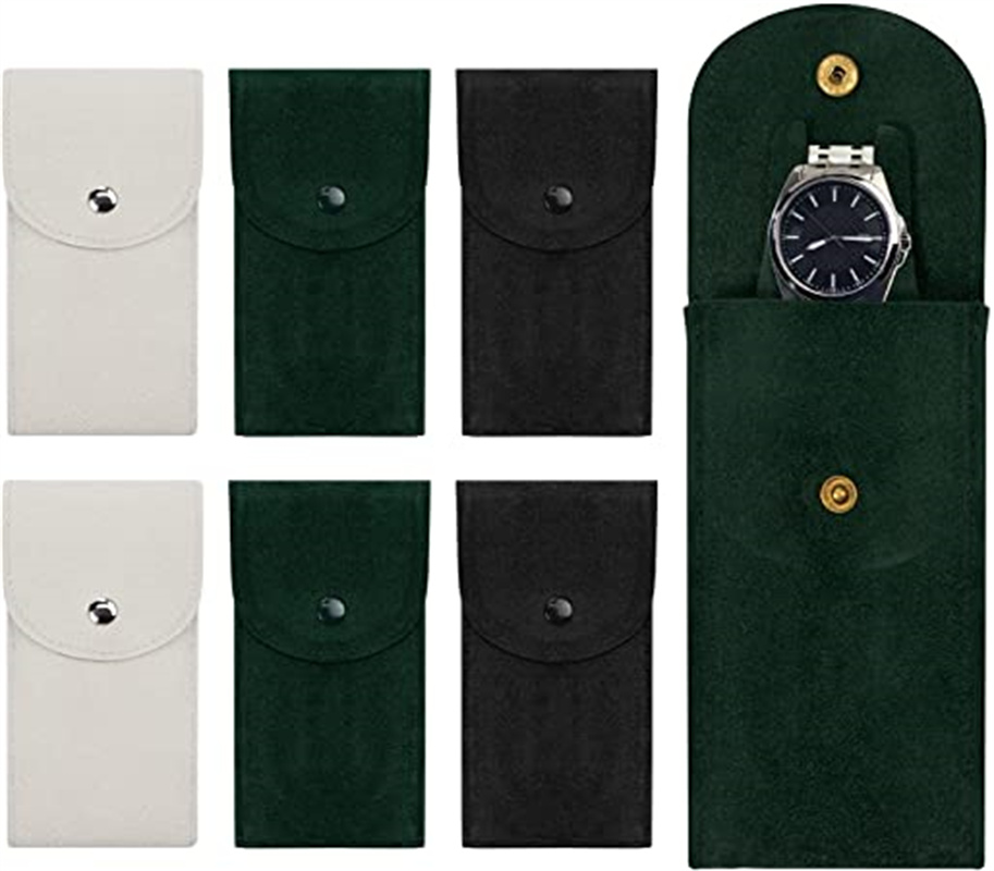 Men'S Grooming Package For Wedding - SheepSew 6Pcs Portable Flannelette Fabric Watch