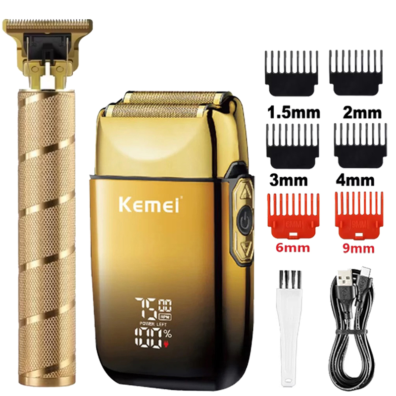 Men'S Grooming Razor Kit - Kemei KM-TX10 T9 Hair Trimmer Electric