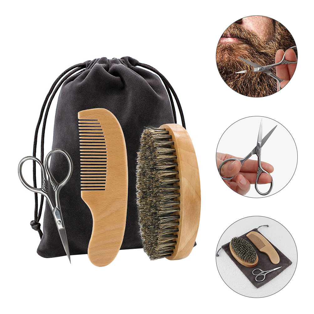 Men'S Grooming Gifts - 1Set Professional Beard Care Set for