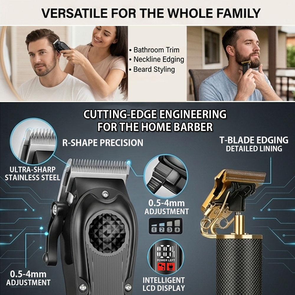 Professional Hair Clippers wit - Men'S Grooming Shaver review and price