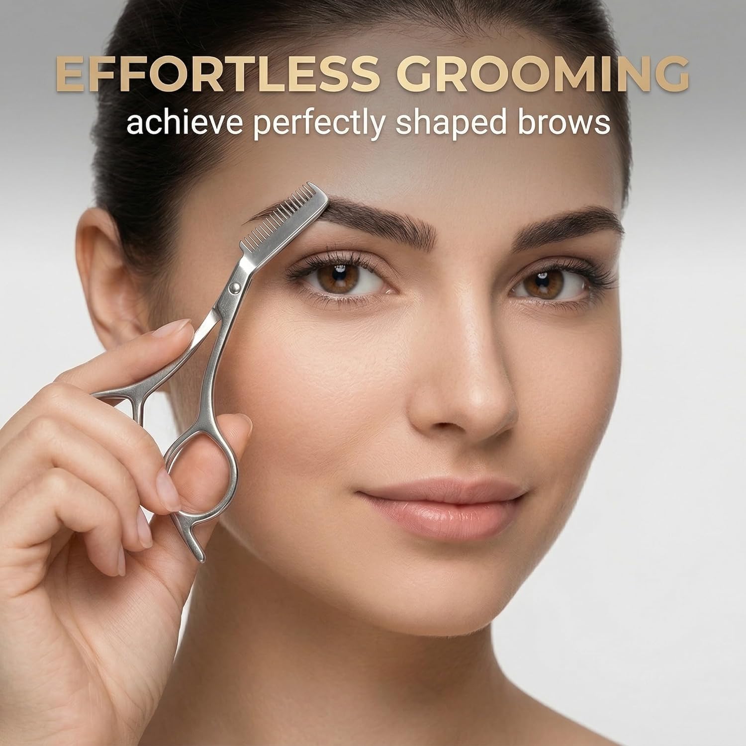 Stainless Steel Eyebrow Scisso - Men'S Grooming Mirror review and price