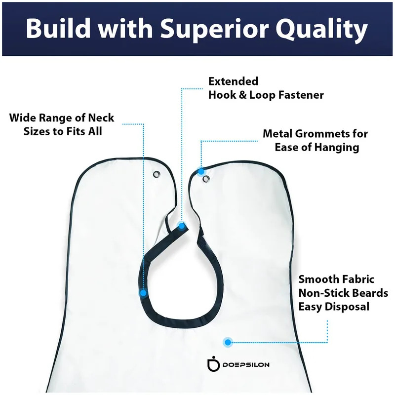 1pc Men Beard Shaving Apron Tr - Men'S Grooming Mirror review and price
