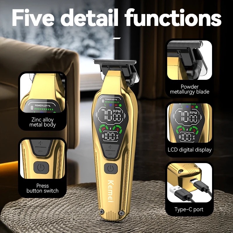 Kemei Mens Hair Clippers Profe - Grooming Men'S Eyebrows review and price