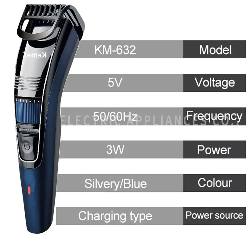 Kemei 632 0.5-10mm Adjustable  - Men'S Face Grooming review and price