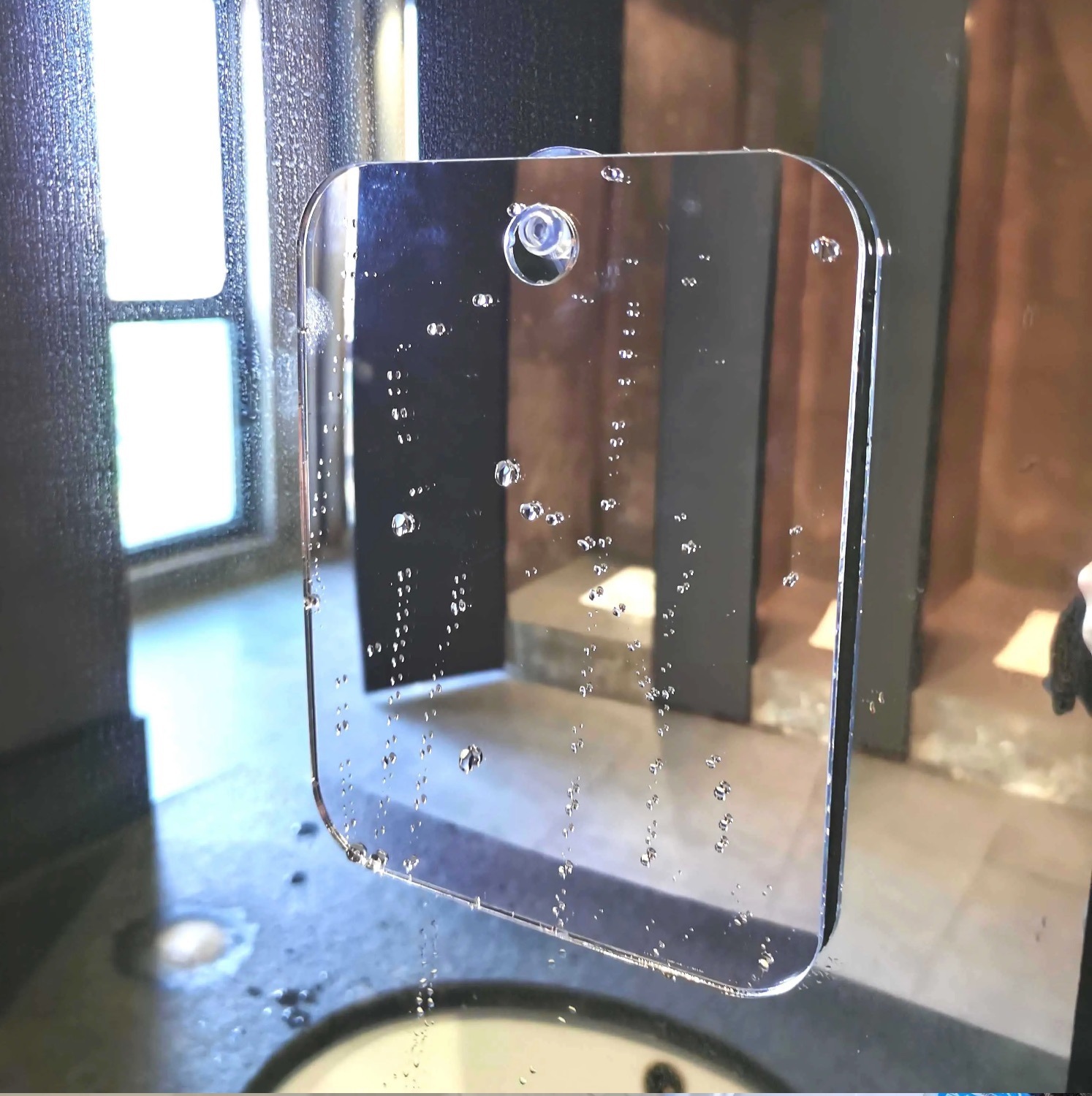 HTMCK Acrylic Shower Mirror wi - Men'S Grooming Mirror review and price