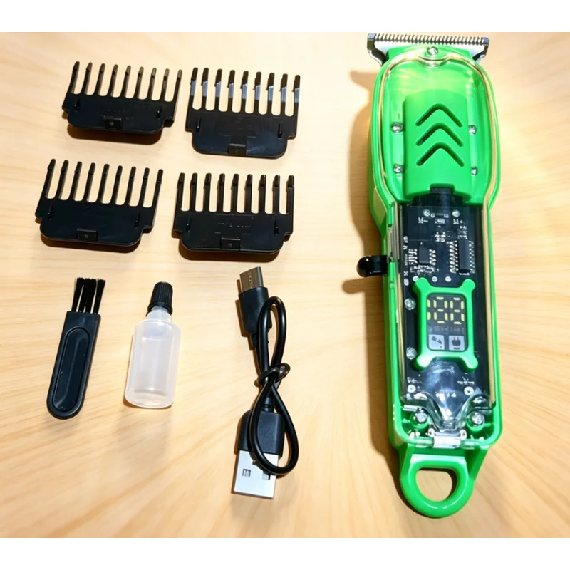 USB Rechargeable Transparent H - Men'S Grooming Electric Trimmer review and price